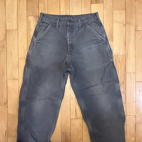 Carhartt Flannel Lined Pants Men's 30 Grey EUC - Picture 4 of 12